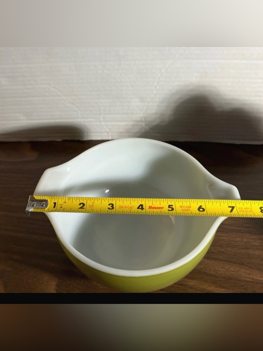 Vintage Pyrex Avocado Green Cinderella mixing bowl - Picture 3 of 4